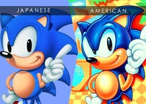 sonic - Japanese vs American Classic Sonic 010