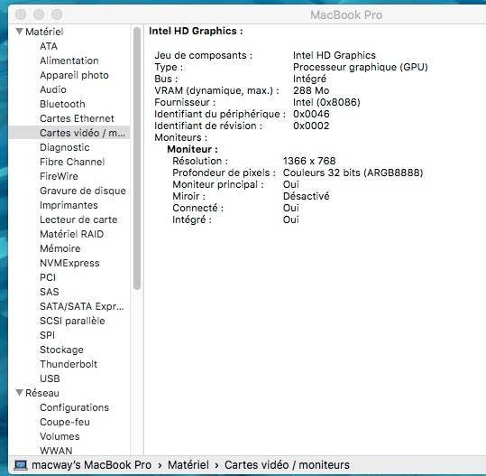 Intel HD Graphics Arrandale QE/CI YOSEMITE- EL CAPITAN-SIERRA-HIGH SIERRA Sans_t11