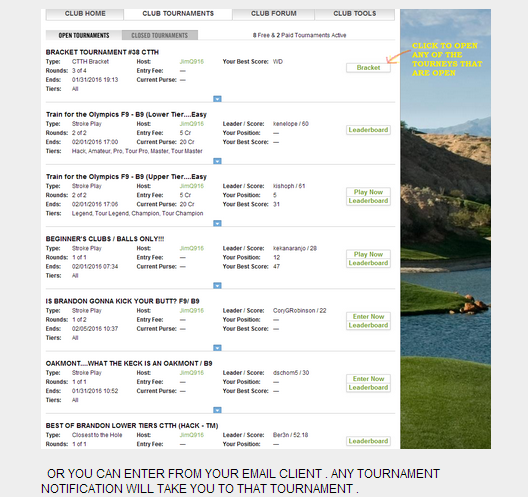 HOW TO FIND OUR BRACKET TOURNEYS AND OTHER FORMATS Bracke13