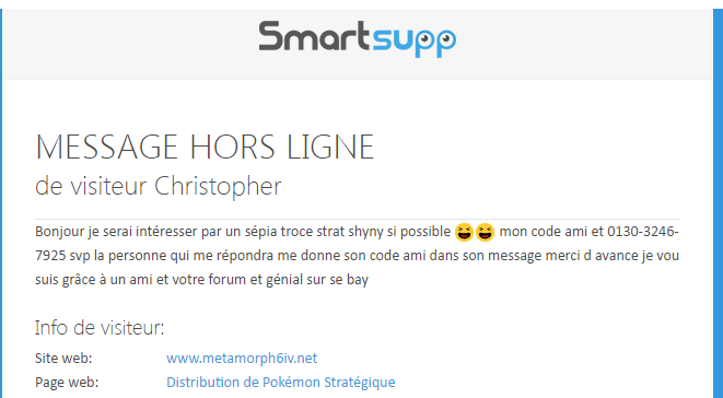 Perle du Smartsupp 110