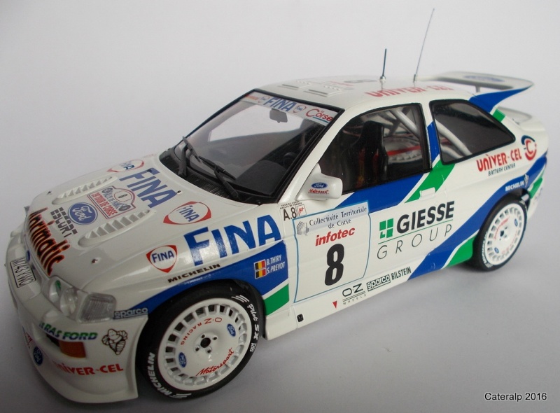 [TAMIYA] FORD ESCORT RS COSWORTH Tour de CORSE et championnat italien des rallyes 1995 Réf 24144  Bregue32