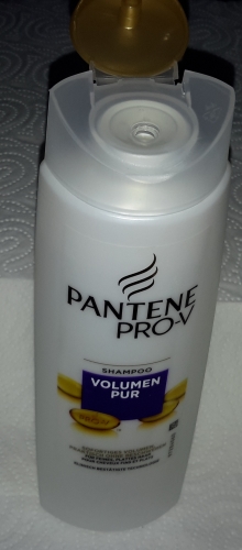 Pantene Pro V Volumen Pur Shampoo mit der Pflege Schaum-Spülung Volumen Blicka10