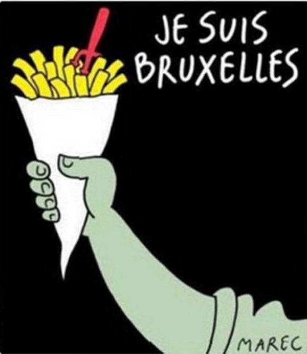 16 dessins du monde entier qui rendent un hommage poignant aux victimes des attentats belges ! Par Thomas Le Moing                                  Captur31