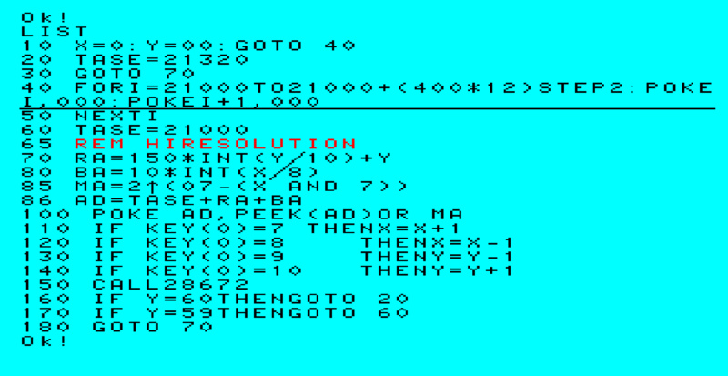 vg5000 bitmap 128x120 Algori10