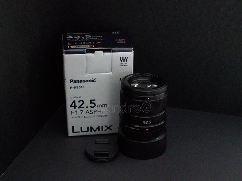 (VENDU )objectif Panasonic Lumix 42,5 f1,7 OIS Pana-411