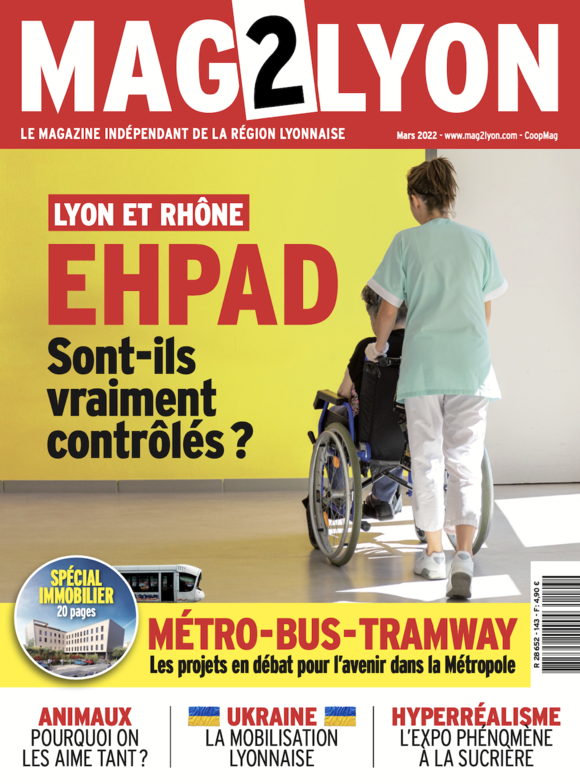Mag2Lyon est en kiosques ! En couverture : EHPAD de Lyon et du Rhône  Lyftvn15