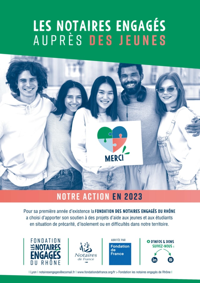 Solidarité : les notaires du Rhône s'engagent avec "un acte, un euro" Notair11