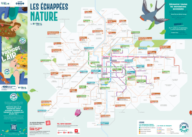 Métropole - Sorties nature d'été à Lyon : les parcs accessibles en Transports en Commun Tcl_sy10