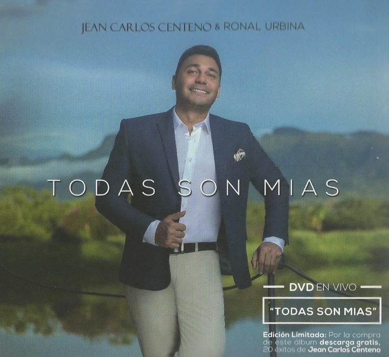 JEAN CARLOS CENTENO- TODAS SON MIAS - 2016 CD + AUDIO DVD Fronta10