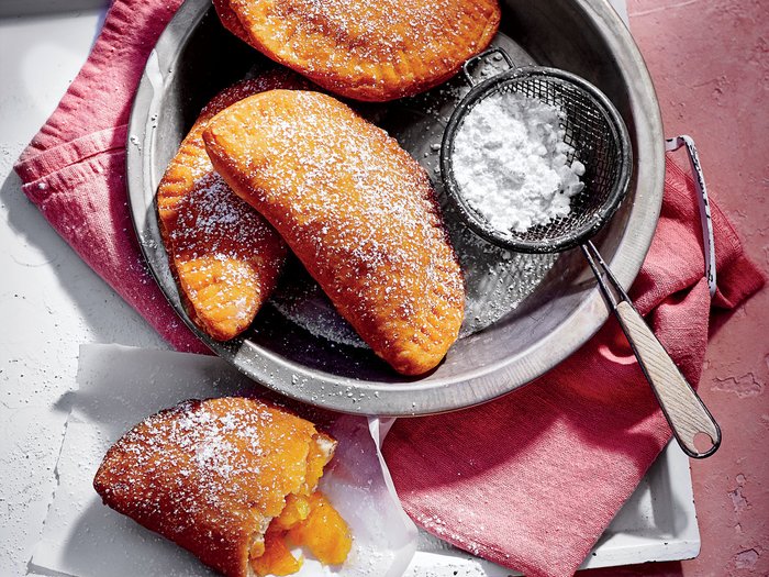 Peach Fried Pies (from canned biscuits)