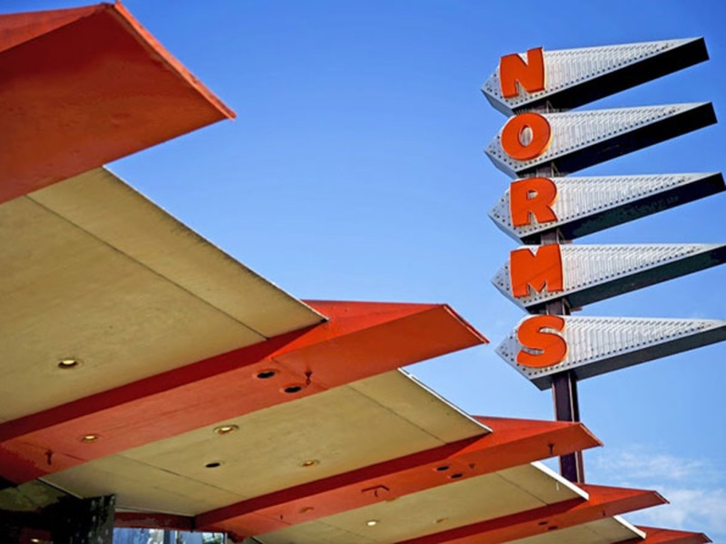 Norms Restaurant - 1957 - Los Angeles Dam-im10