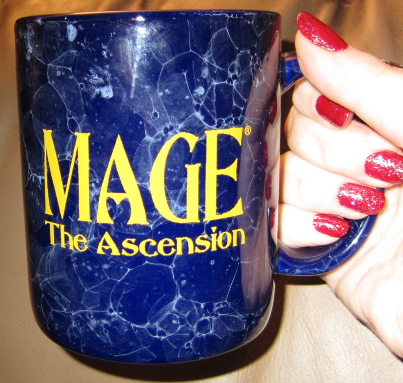 I got the Mage the Ascension coffee mug weeeeee! Img_3011