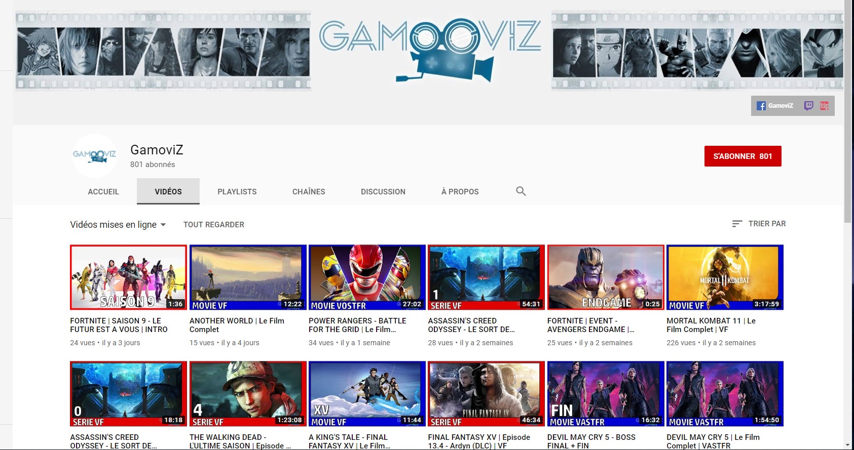 ★★★ Le Vidéaste à l'Honneur #24 | Saiz GamoviZ | Venez critiquer cette chaîne ! Saiz_g10