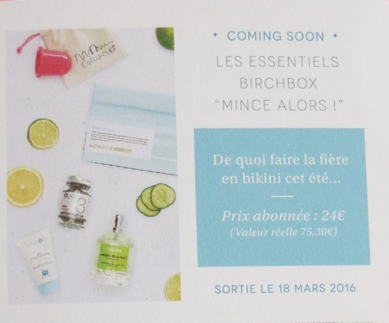 Les Essentiels Birchbox édition "Mince Alors" Img_8213