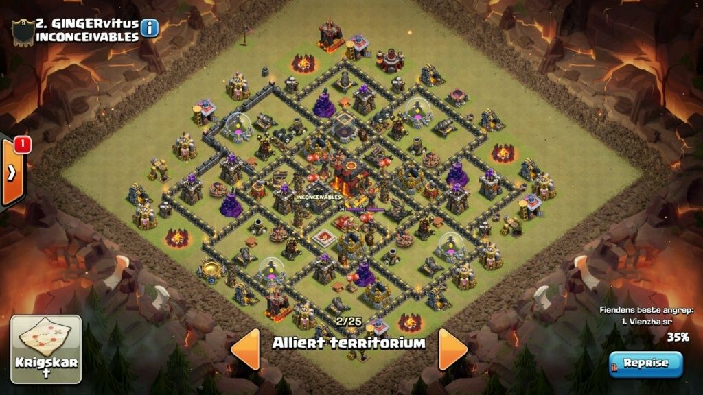 WAR BASES: Anti-3-star bases for TH8 and TH9, and TH10 anti 2 star Ginger10