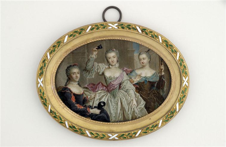La dauphine Marie-Antoinette et Mesdames Tantes - Page 2 12-50410