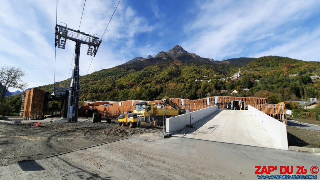 Construction télécabine débrayable (TCD10) Eau d'Olle Express - Oz 20201017