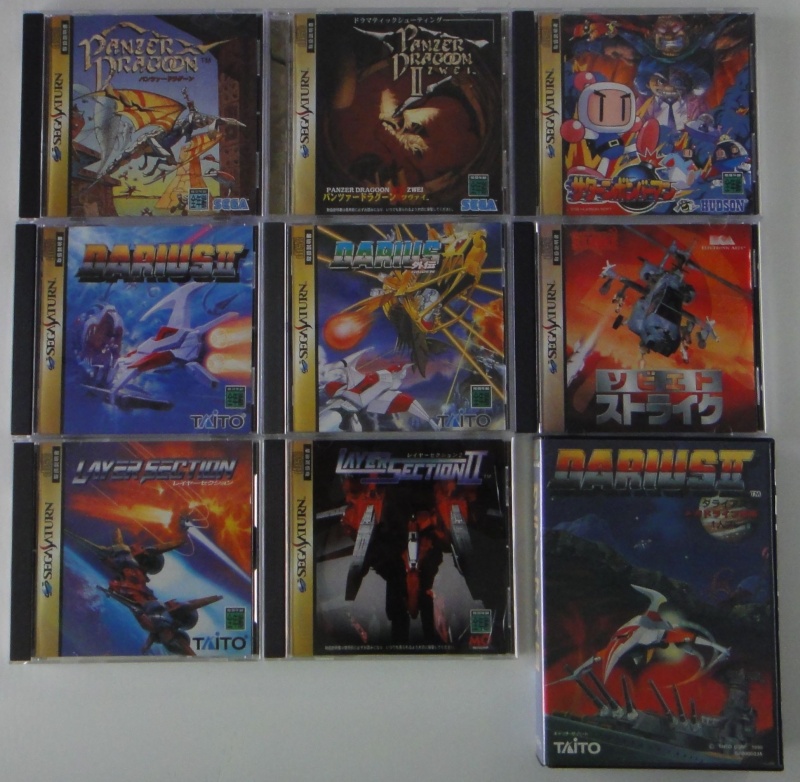 Vente de jeux Saturn et Pc engine CD Lot_sa10