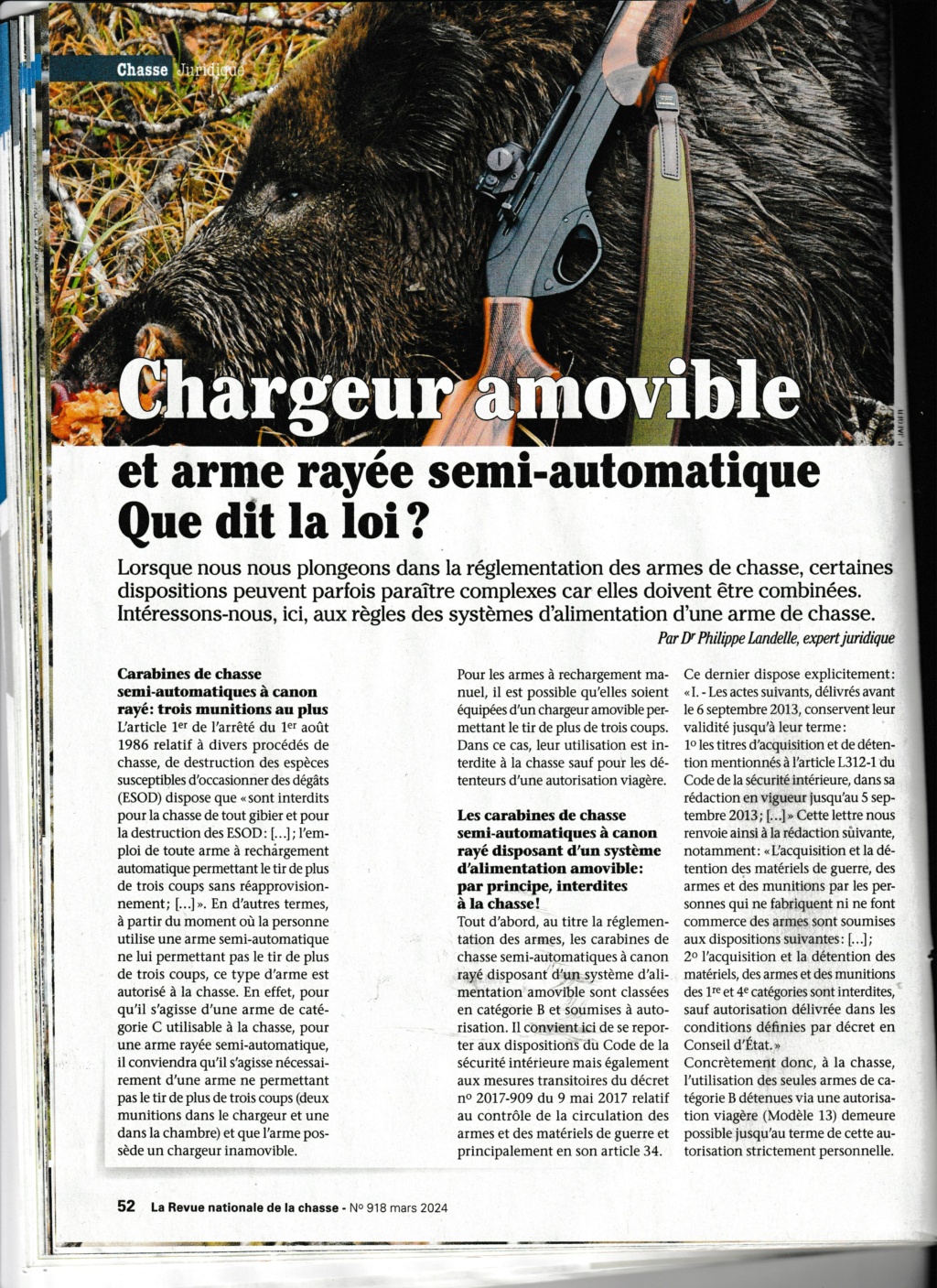 autorisation viagère d'arme chasse avec chargeur amovible - Page 3 1_char12
