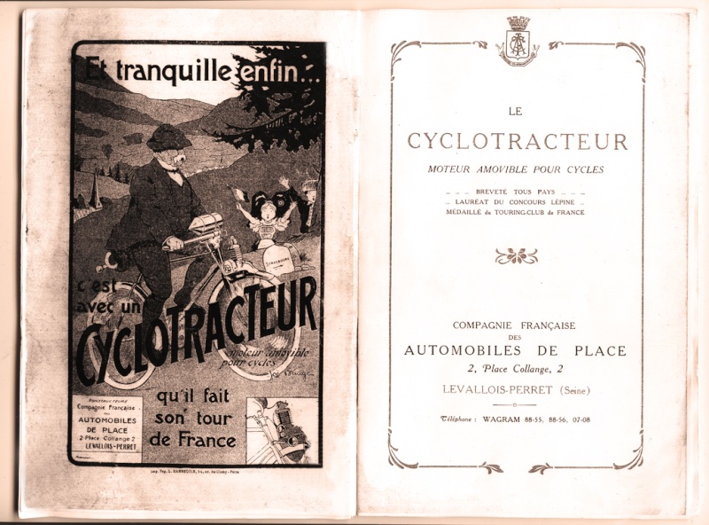 Cyclotracteur. Moteu424