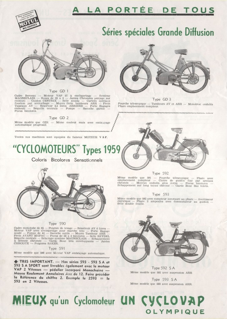 Des informations sur ce cyclomoteur ? Olympi12