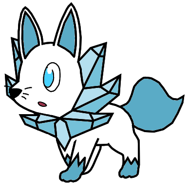 Pokémon Type Glace-Renard Blanc Renard13