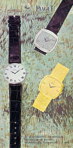 Vieille pub pour ma Piaget vintage