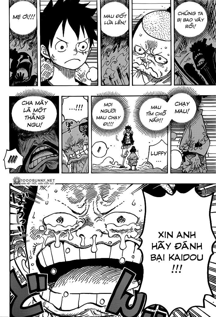 One Piece Chapter 819: Người kế vị gia tộc Kouzuki - Momonosuke - Page 6 00910