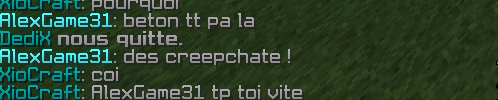 Plainte contre AlexGame31 410