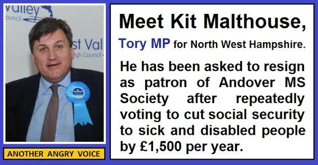 Tory MP told to resign by disability charity Image22