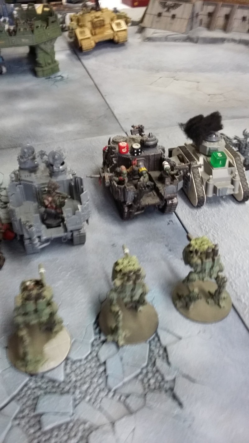 Rapport de bataille Warhammer 40 000 du samedi 27 fevrier : scenario ORKS/SPACE WOLVES - "Bataille pour du karbu" 46410