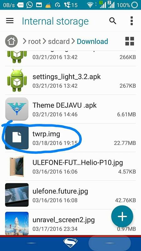 How to install TWRP 12443110