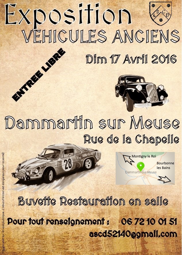 Haute-Marne - Rassemblement véhicules anciens Affich11