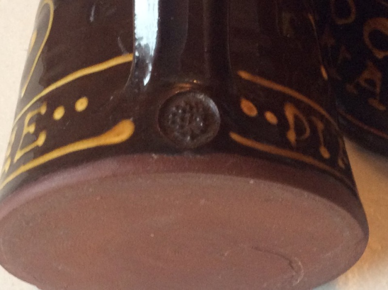 Slipware with tree mark - John Forster, Blackberry Hill Pottery P211