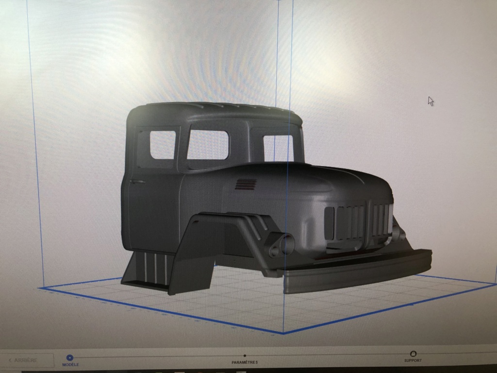 Camion Zil 131 6x6 impression 3D avec balancier totalement fait maison Img_5911