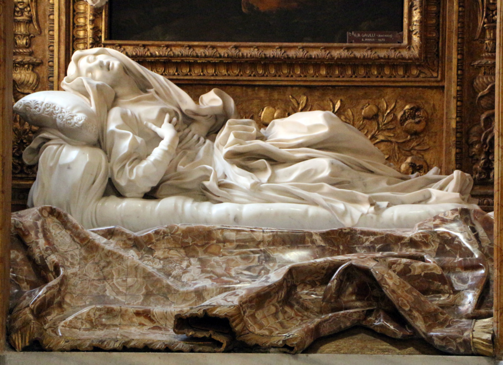 Dopo 6 mesi si è concluso il restauro della Beata Albertoni nella chiesa di San Francesco a Ripa a Roma. Cappel10