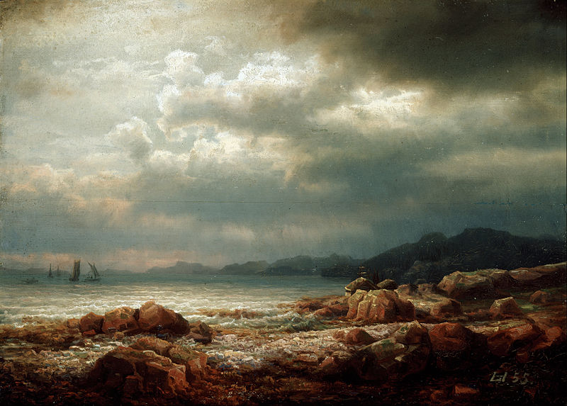 arte - Lars Hertervig (Tysvær, 1830 – Stavanger, 1902), paesaggi fantastici dimenticati dal mercato dell'arte Coasta10
