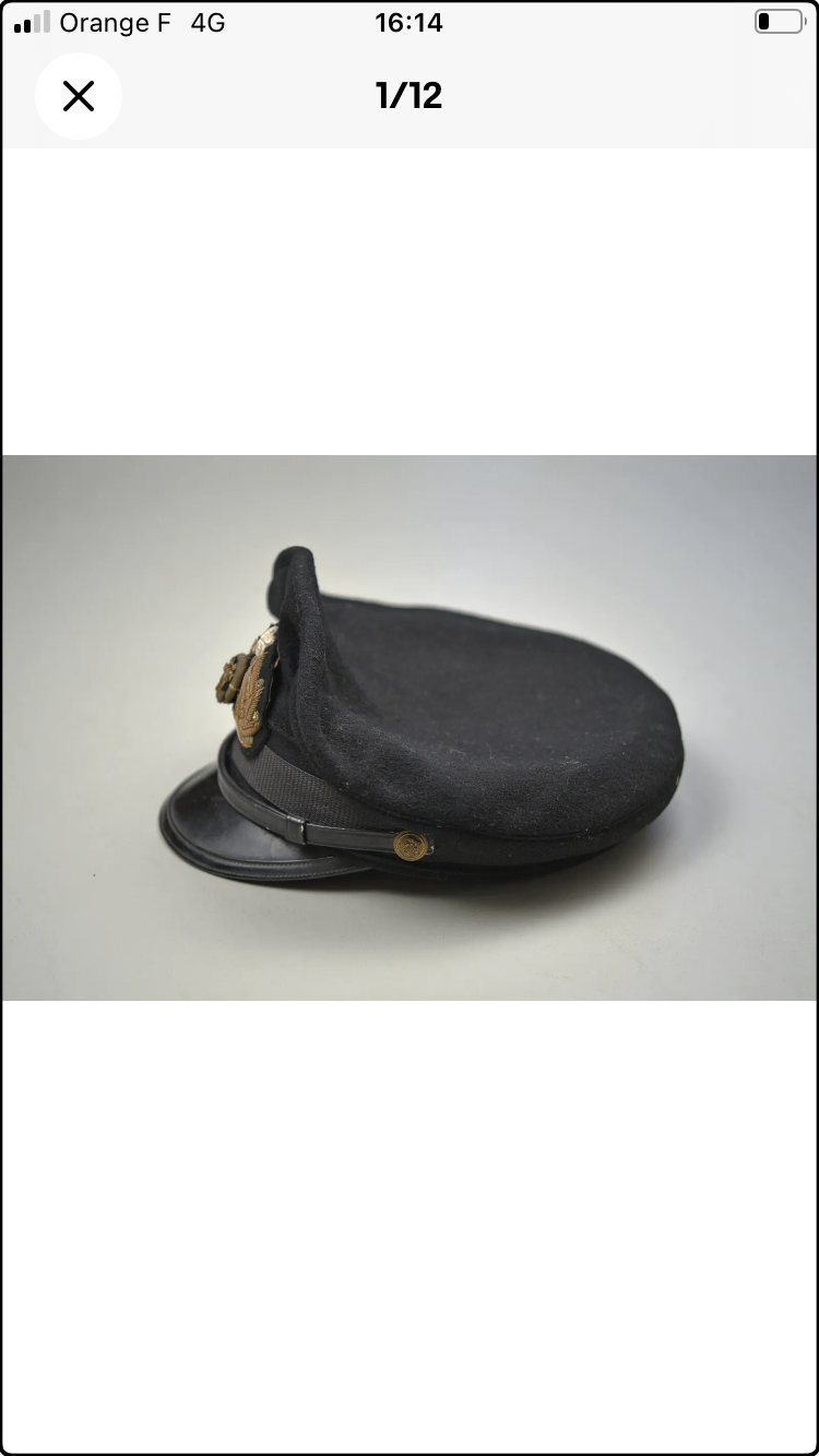 Casquette officier marine japonaise WW2 Img_2211