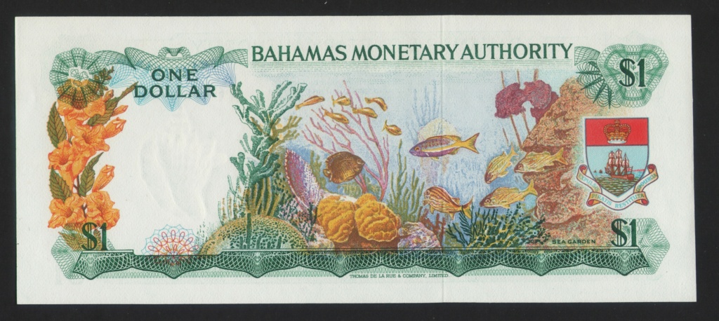 Bahamas 1 Dólar de 1.968. Bahama11