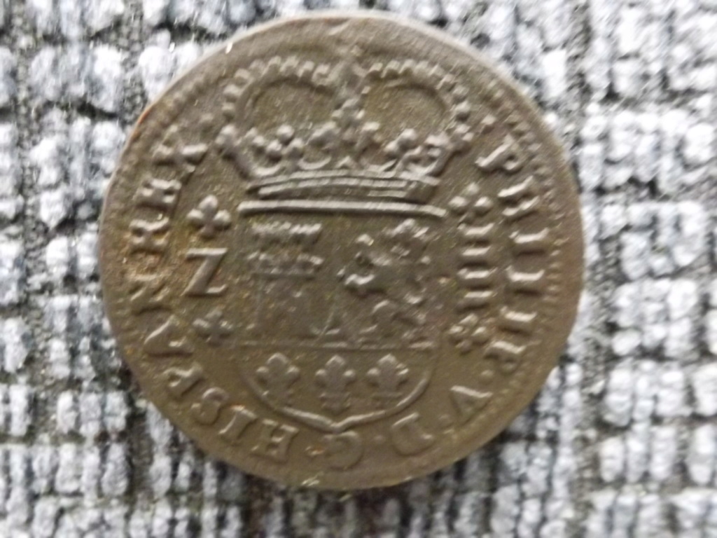 4 Maravedís de 1719, Zaragoza, Felipe V.  Dedicada para taustanensis. Dscf8435