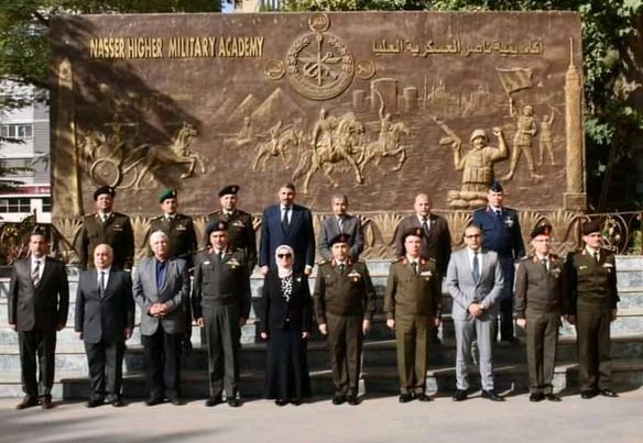 أكاديمية ناصر العسكرية العليا تستضيف رئيس الهيئة القومية لضمان جودة التعليم والإعتماد  A397