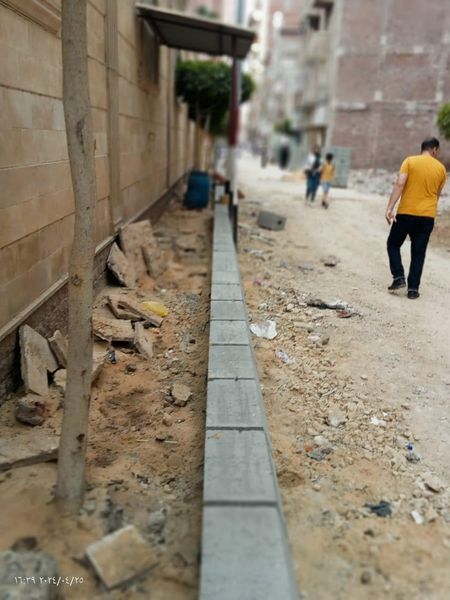 محافظ الغربية يتابع أعمال رصف شارع الوحدة العربية بحي ثان المحلة الكبرى  Aa853