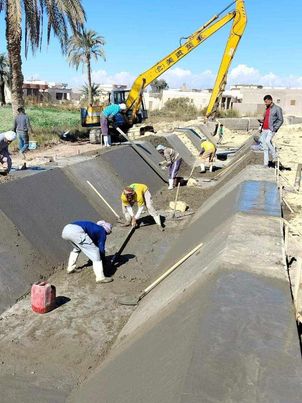  تنفيذ 75 مشروعاً لإنشاء الكباري وتبطين الترع  بقري محافظة الفيوم ضمن مبادرة "حياة كريمة" Aaa681