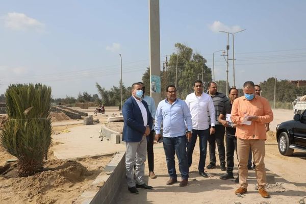 محافظ المنوفية يتابع  أعمال التطوير بميدان الإسعاف بمدخل طريق  شبين الكوم – طملاى  Aaaia128
