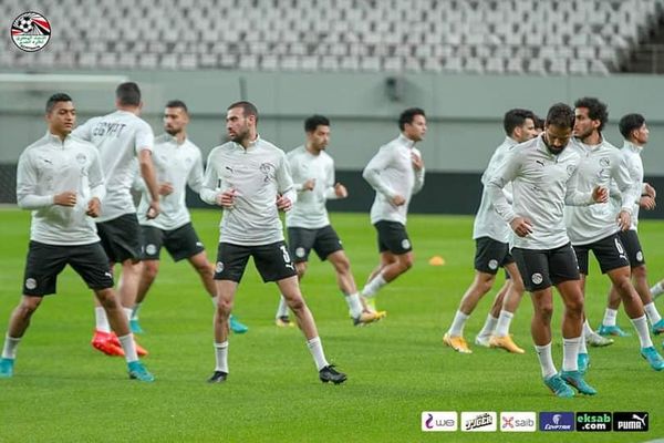 منتخب مصر يختتم تدريباته قبل مواجهة كوريا الجنوبية غدً Aaaoyo32