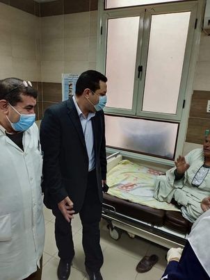  وكيل وزارة الصحة بالمنوفية  يتابع سير وانتظام العمل بمستشفى تلا المركزي  Aai54