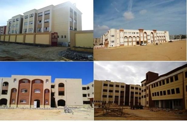 محافظ الشرقية يُتابع  تنفيذ أعمال إنشاء وتطوير 13 مدرسة بمدينة العاشر من رمضان بتكلفة 230 مليون و500 ألف جنيه Aao190