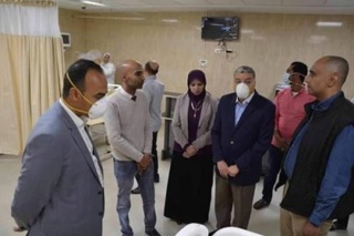 محافظ المنيا يفتتح مستشفى ملوي العام تمهيدا لتشغيلها جزئيا لاستقبال وعلاج حالات كورونا  Aao65