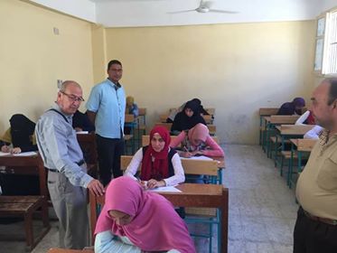 وكيل وزارة الصحة بشمال سيناء يتفقد امتحانات دبلوم التمريض للاطمئنان علي اداء الطلبة Aaoyao10