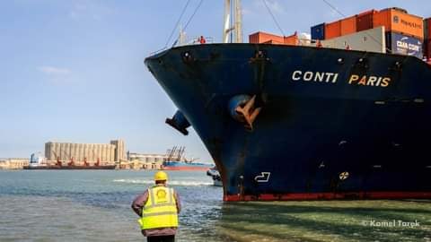 المركز الاعلامي لهيئة ميناء دمياط  يصدر بياناً بتعاملات الميناء خلال الـ 24 ساعة الماضية Ae44
